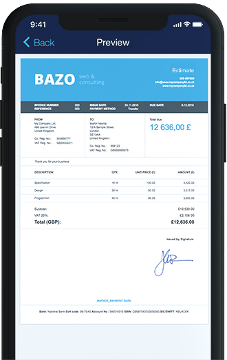 Create estimates with Billdu’s free estimate template Create estimates with Billdu’s free estimate template